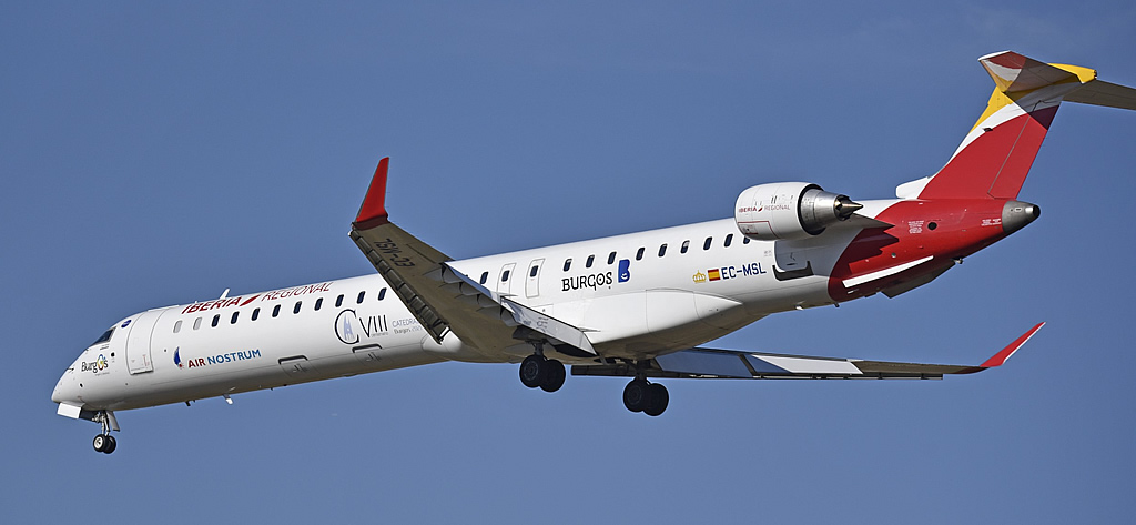 Iberia Regional CRJ-1000, Registration No. EC-MSL